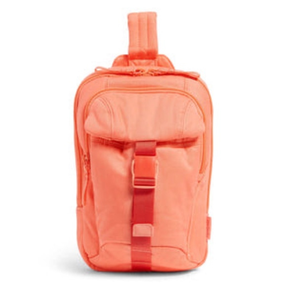 Vera Bradley utility sling backpack (desert flower pink)